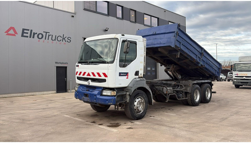 Renault Kerax 320 (BOITE MANUELLE / LAMES / GRAND PONT / BIG AXLE / MANUAL GEARBOX) - Tipper: picture 1 Renault Kerax 320 (BOITE MANUELLE / LAMES / GRAND PONT / BIG AXLE / MANUAL GEARBOX) - Tipper: picture 1