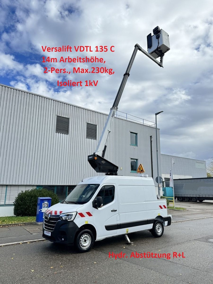 Renault MASTER Versalift VDTL 135 C, 14m 230kg Abstützun - Truck mounted aerial platform: picture 1 Renault MASTER Versalift VDTL 135 C, 14m 230kg Abstützun - Truck mounted aerial platform: picture 1
