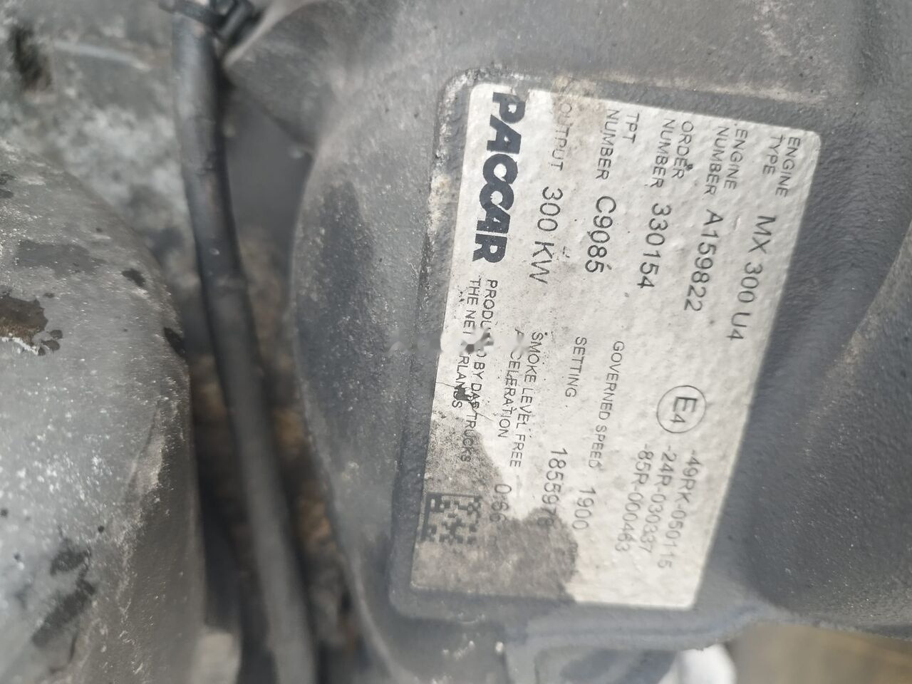 DAF MX 300 U4  DAF XF, CF - Engine for Truck: picture 4 DAF MX 300 U4  DAF XF, CF - Engine for Truck: picture 4