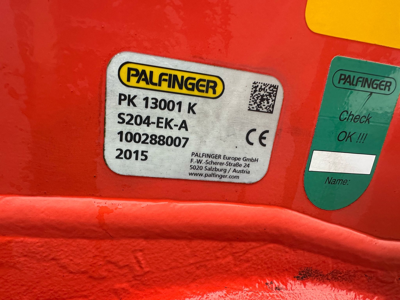 Palfinger PK13001K - Truck mounted crane: picture 3 Palfinger PK13001K - Truck mounted crane: picture 3