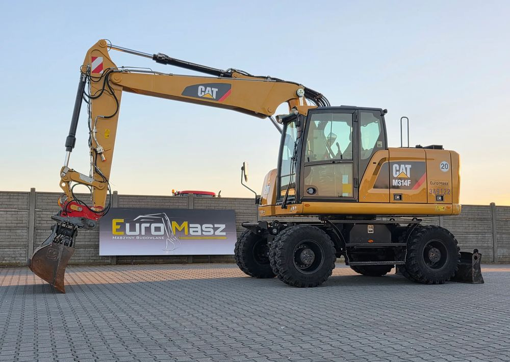 Caterpillar M314F, 2018 ROK, 4200 MTH, 2 ŁYŻKI - Wheel excavator: picture 1 Caterpillar M314F, 2018 ROK, 4200 MTH, 2 ŁYŻKI - Wheel excavator: picture 1