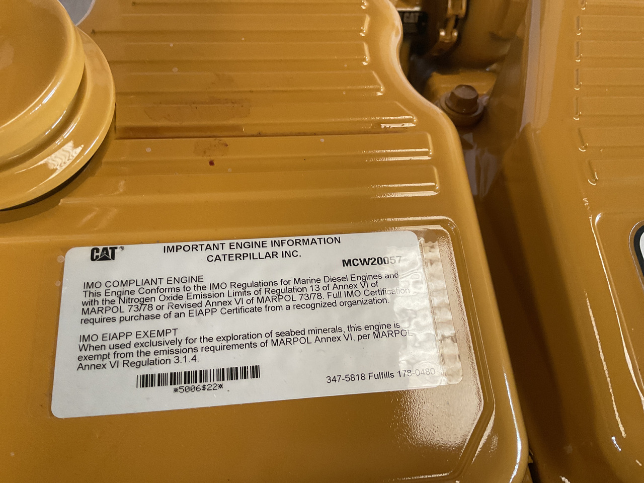 Caterpillar C15 Acert - Engine: picture 3 Caterpillar C15 Acert - Engine: picture 3