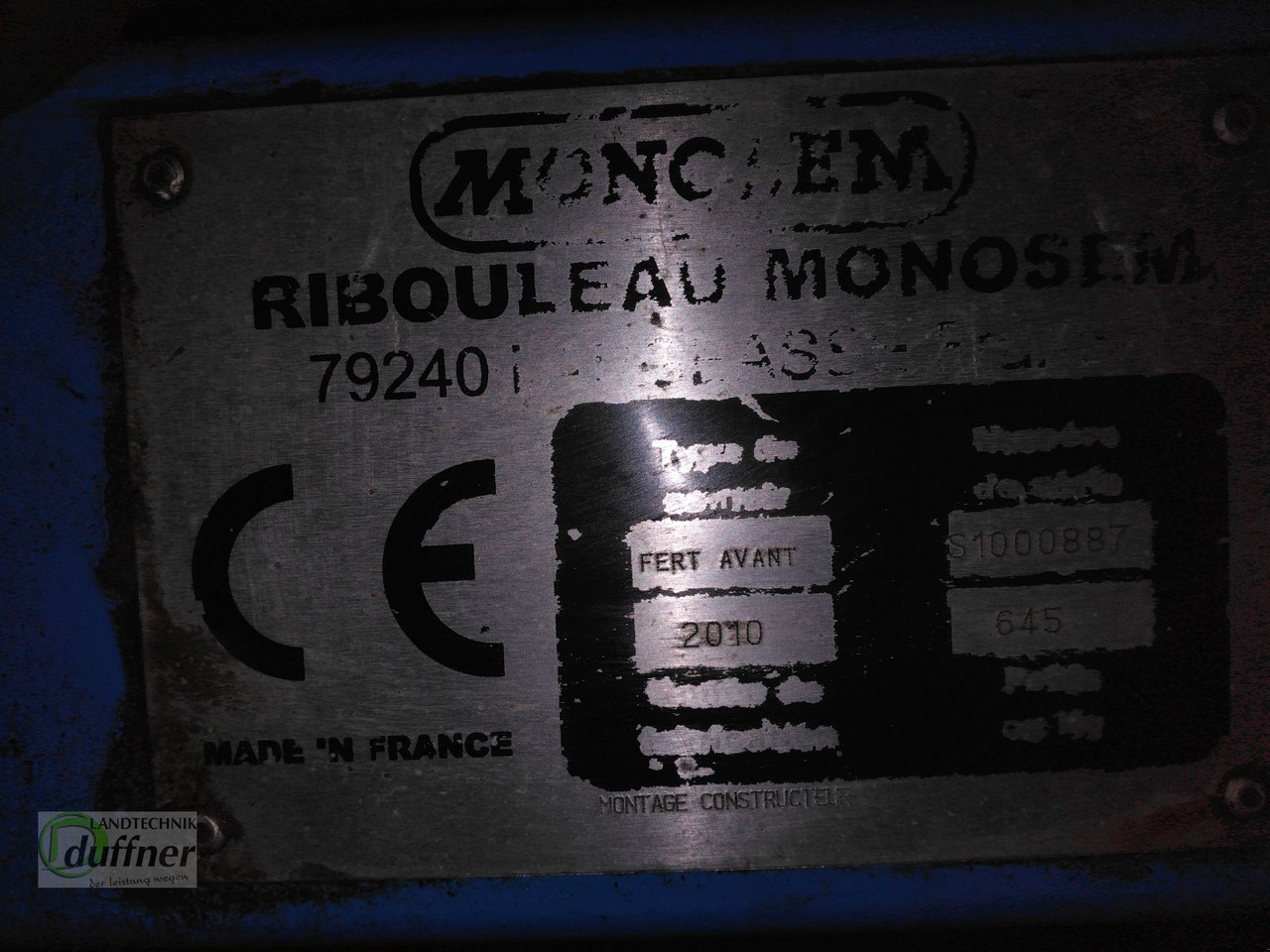 Monosem Fronttank Avant - Precision seeder: picture 5 Monosem Fronttank Avant - Precision seeder: picture 5