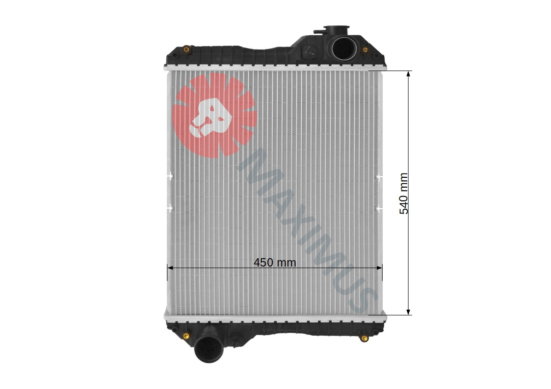 CASE MX100 , MX90 , CX80 , CX70 , MX80 , CX100 , CX90 , C90 , C100 - Radiator for Farm tractor: picture 3 CASE MX100 , MX90 , CX80 , CX70 , MX80 , CX100 , CX90 , C90 , C100 - Radiator for Farm tractor: picture 3