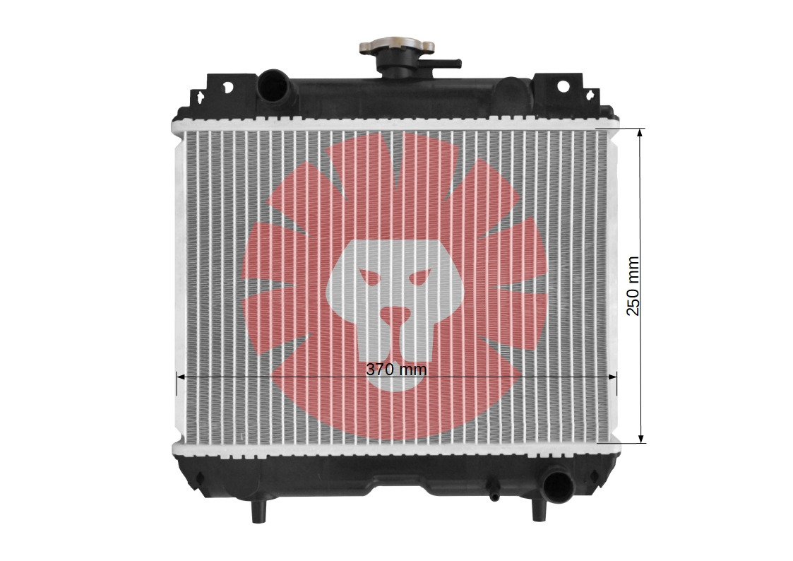 YANMAR - Radiator for Compact tractor: picture 3 YANMAR - Radiator for Compact tractor: picture 3