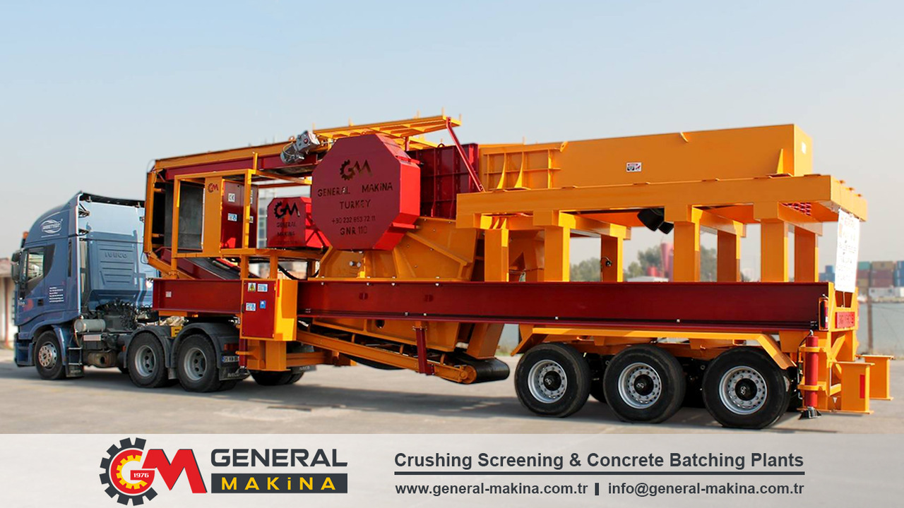 GENERAL MAKİNA Mobile Crushing System With Jaw Crusher - Jaw crusher: picture 5 GENERAL MAKİNA Mobile Crushing System With Jaw Crusher - Jaw crusher: picture 5