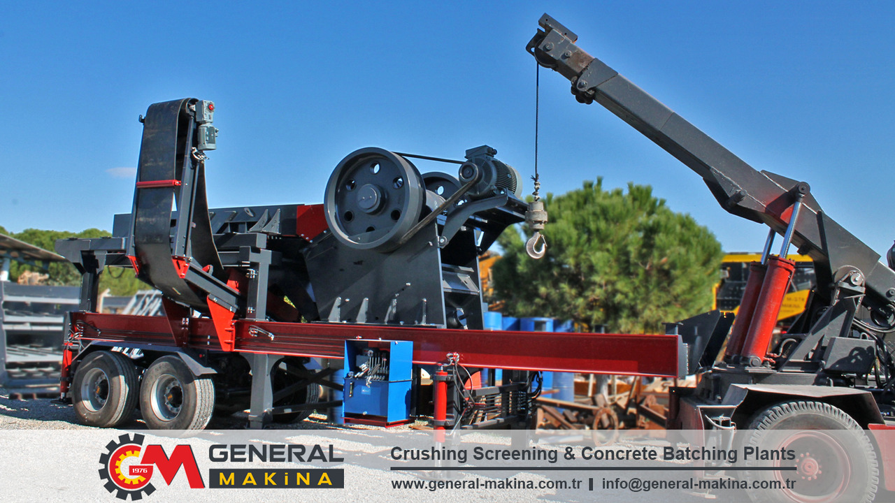 GENERAL MAKİNA Semi Mobile Crushing Plant - Jaw crusher: picture 2 GENERAL MAKİNA Semi Mobile Crushing Plant - Jaw crusher: picture 2