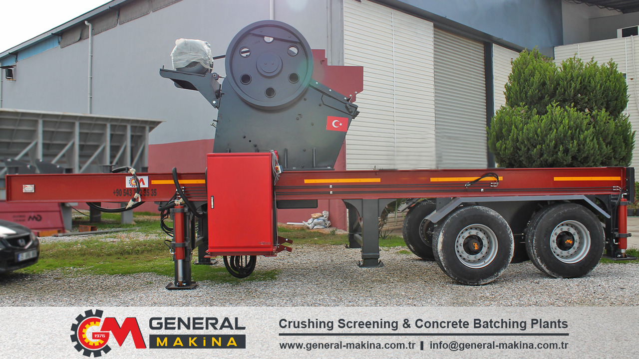 GENERAL MAKİNA Semi Mobile Crushing Plant - Jaw crusher: picture 4 GENERAL MAKİNA Semi Mobile Crushing Plant - Jaw crusher: picture 4