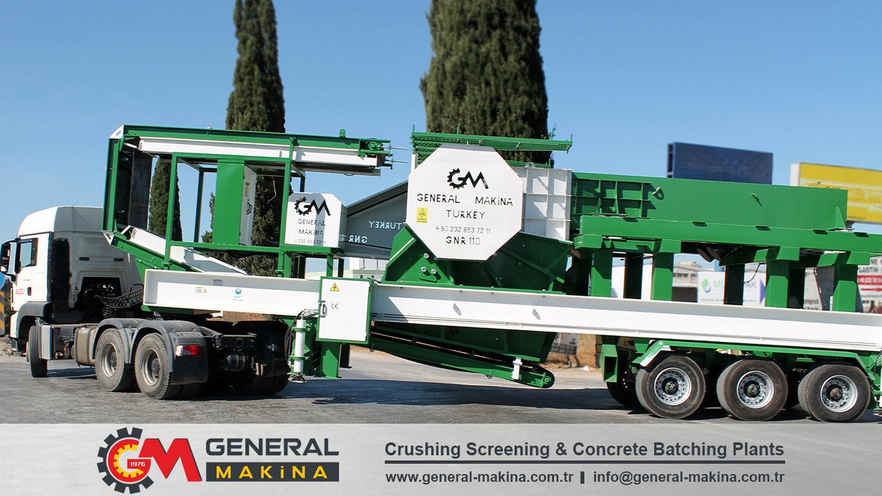GENERAL MAKİNA Semi Mobile Crushing Plant - Jaw crusher: picture 2 GENERAL MAKİNA Semi Mobile Crushing Plant - Jaw crusher: picture 2