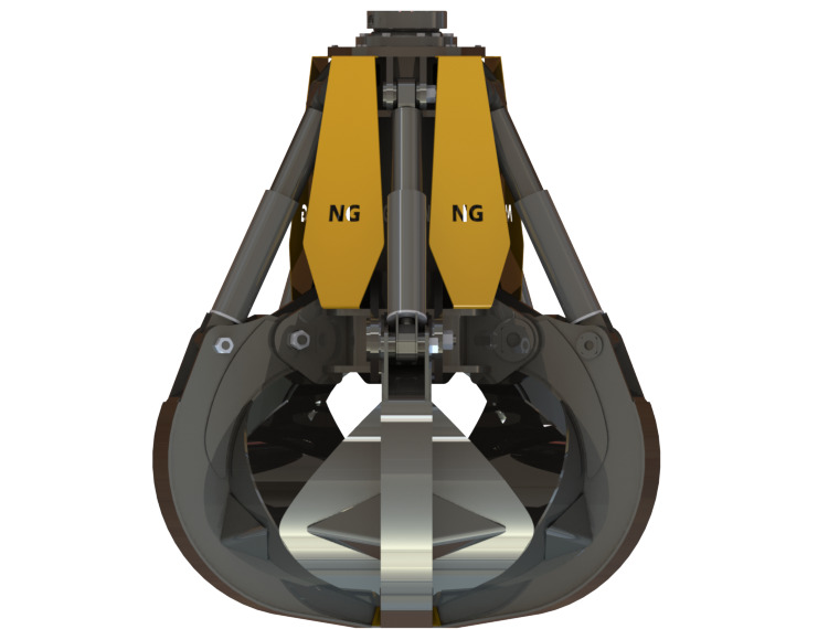 ORANGE PEEL SCRAP GRAPPLE - POLYP GRABS - Grapple for Excavator: picture 3 ORANGE PEEL SCRAP GRAPPLE - POLYP GRABS - Grapple for Excavator: picture 3