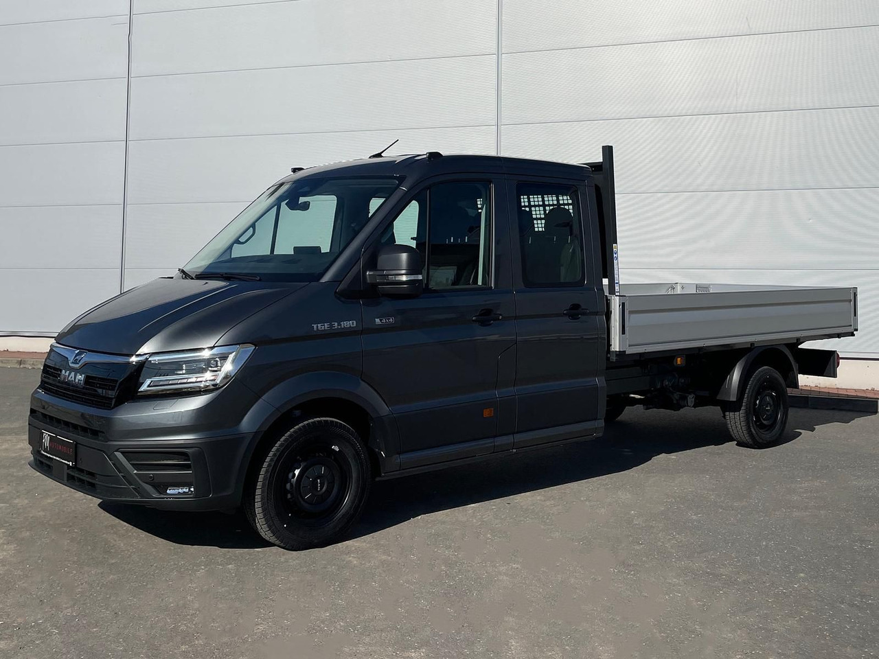 MAN TGE 3.180 Pritsche DOKA LR 4x4 ACC LED DIFF-SPER - Open body delivery van, Crew cab van: picture 1 MAN TGE 3.180 Pritsche DOKA LR 4x4 ACC LED DIFF-SPER - Open body delivery van, Crew cab van: picture 1