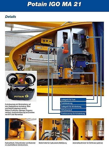Potain IGO MA 21 - Self-erecting tower crane: picture 5 Potain IGO MA 21 - Self-erecting tower crane: picture 5