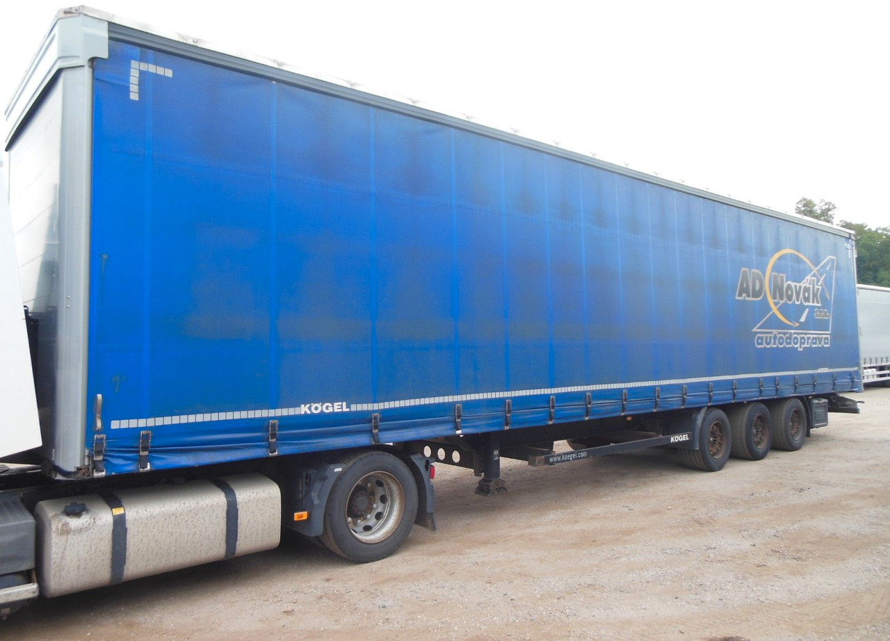 Kögel SN 24 LOWDECK, SAF, LIFT ACHSE - Curtainsider semi-trailer: picture 1 Kögel SN 24 LOWDECK, SAF, LIFT ACHSE - Curtainsider semi-trailer: picture 1