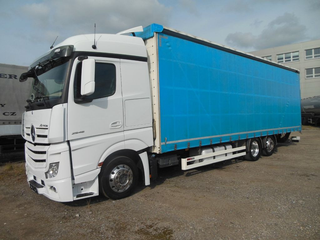 Mercedes-Benz ACTROS 2546, 24 PALETTEN, LBW, ALU FELGEN, TOP!! - Curtain side truck: picture 1 Mercedes-Benz ACTROS 2546, 24 PALETTEN, LBW, ALU FELGEN, TOP!! - Curtain side truck: picture 1