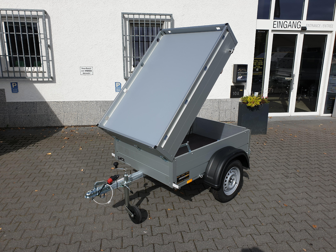 ALUBOXX Deckelanhänger GT 500 HT 151x101x48cm (XXS) 500kg Winter Aktion direkt - Car trailer: picture 1 ALUBOXX Deckelanhänger GT 500 HT 151x101x48cm (XXS) 500kg Winter Aktion direkt - Car trailer: picture 1