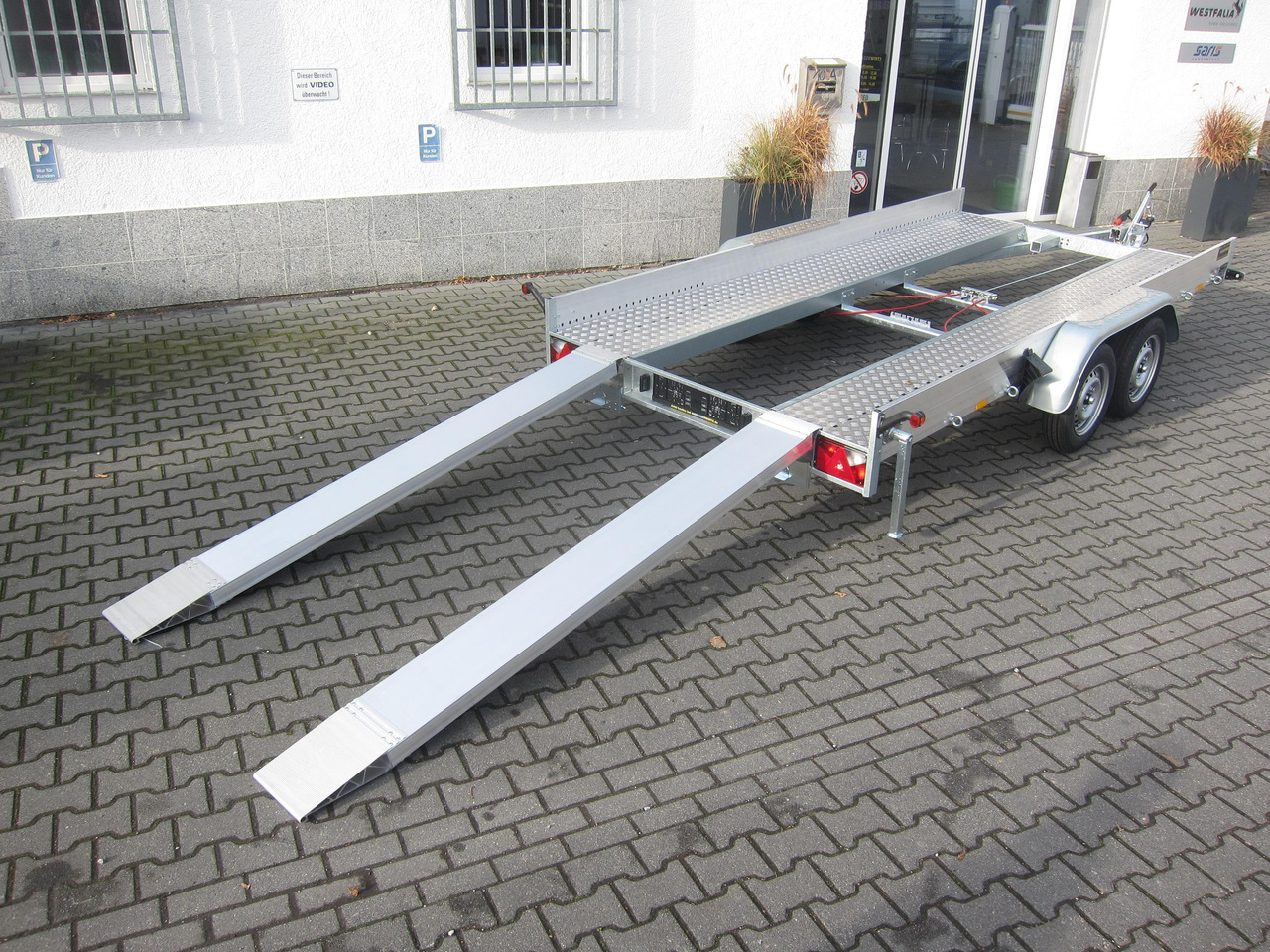 Anssems AMT ECO 1500 light 400x188x18cm (XL) Alurampen 1500kg Wohnmobilanhänger Januar Aktion - Autotransporter trailer: picture 1 Anssems AMT ECO 1500 light 400x188x18cm (XL) Alurampen 1500kg Wohnmobilanhänger Januar Aktion - Autotransporter trailer: picture 1