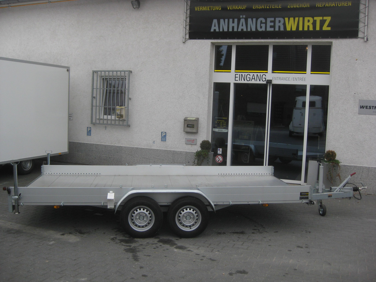 Anssems Transporter AMT 2500 407x180x18cm Aluboden Alurampen Seilwinde 2500kg online - Autotransporter trailer: picture 3 Anssems Transporter AMT 2500 407x180x18cm Aluboden Alurampen Seilwinde 2500kg online - Autotransporter trailer: picture 3