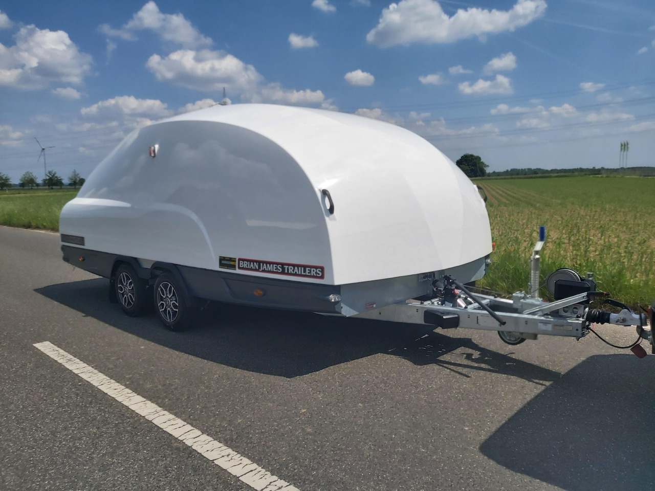 Autotransporter trailer BJT Race Shuttle 2 430x195x150cm ankippbar Rampen Alufelgen dark Seilwinde 100km/H 2600kg Modell 24: picture 8
