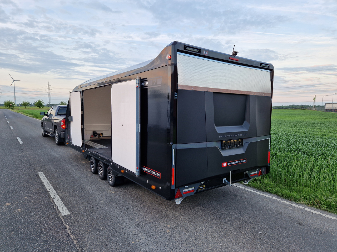 Autotransporter trailer BJT Race Transporter 7 397-6023-35-3-10-B 600x228x189cm black RR Kamera 1 Alufelgen Tridem 3500 Akt: picture 12