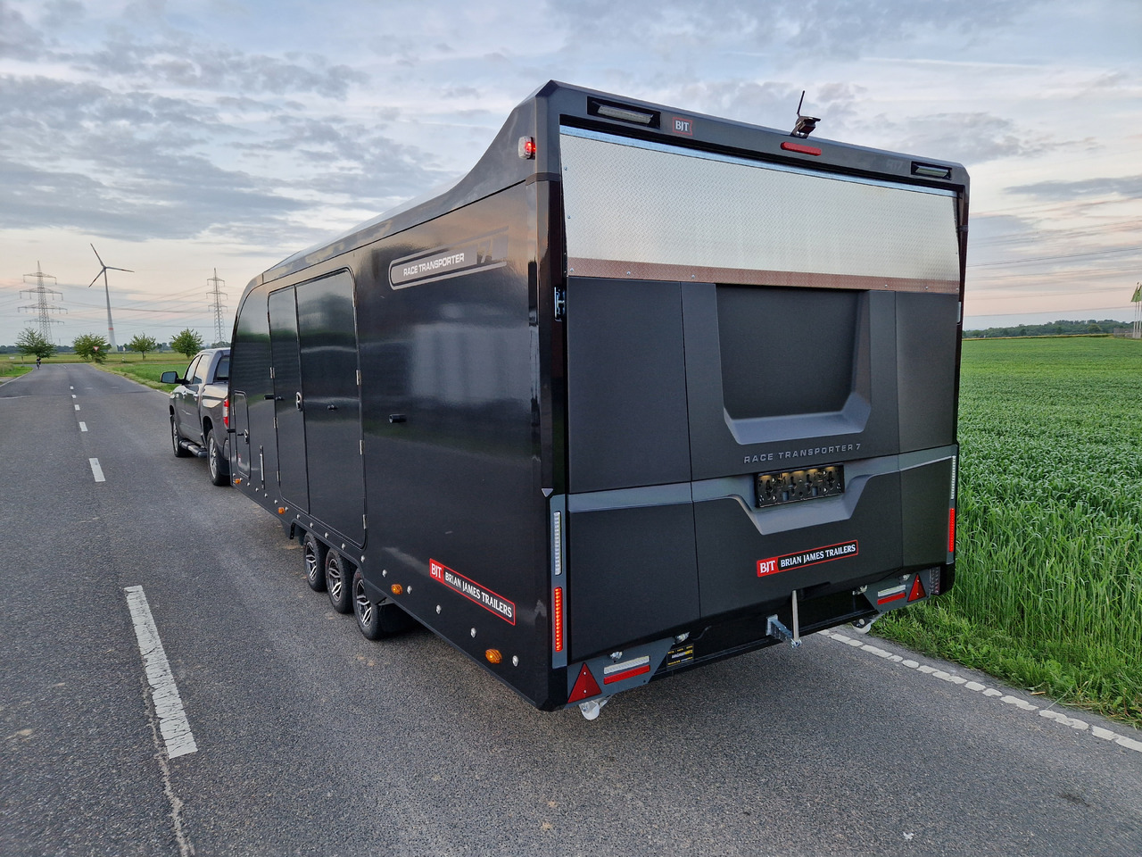 Autotransporter trailer BJT Race Transporter 7 397-6023-35-3-10-B 600x228x189cm black RR Kamera 1 Alufelgen Tridem 3500 Akt: picture 11