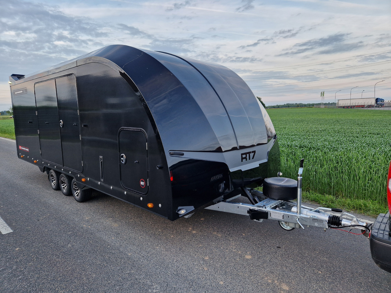 Autotransporter trailer BJT Race Transporter 7 397-6023-35-3-10-B 600x228x189cm black RR Kamera 1 Alufelgen Tridem 3500 Akt: picture 21