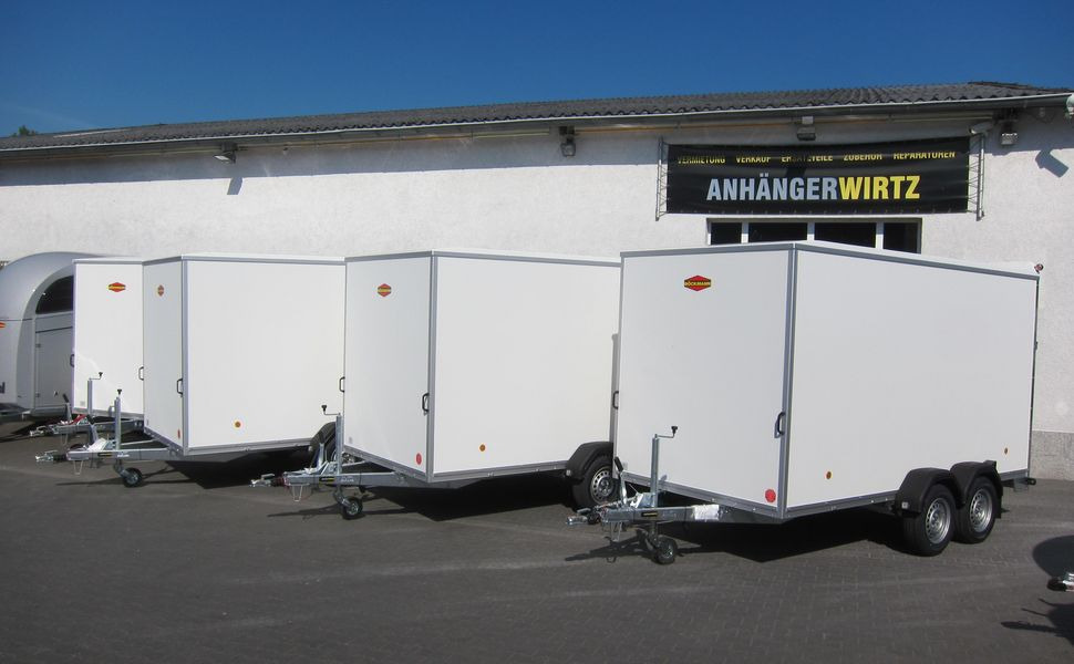 Böckmann Koffer KT 4018/27 M weiß 400x185x182cm (XL) 2700kg - Closed box trailer: picture 1 Böckmann Koffer KT 4018/27 M weiß 400x185x182cm (XL) 2700kg - Closed box trailer: picture 1
