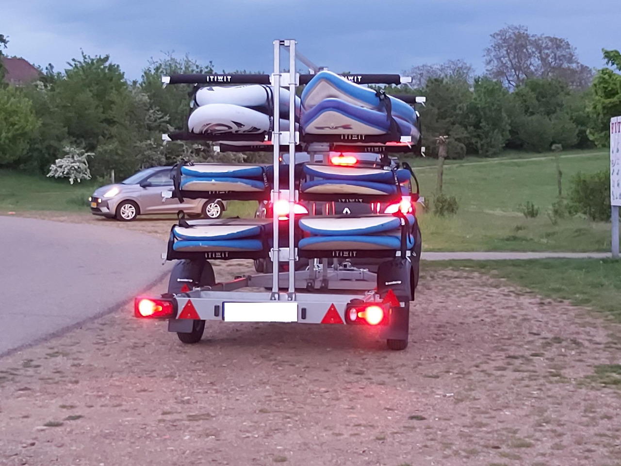 Brenderup Boattrailer Bootsanhänger 8116 160750UB Kanu/Kayak SUP Board Gestell 750kg 306002 - Boat trailer: picture 2 Brenderup Boattrailer Bootsanhänger 8116 160750UB Kanu/Kayak SUP Board Gestell 750kg 306002 - Boat trailer: picture 2