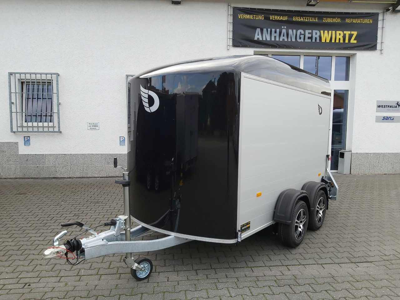 Cargo Roadster 500 312x167x199cm Alu Poly black Seitentür Alufelgen dark Pullman 100 km/H 2000kg - Closed box trailer: picture 3 Cargo Roadster 500 312x167x199cm Alu Poly black Seitentür Alufelgen dark Pullman 100 km/H 2000kg - Closed box trailer: picture 3