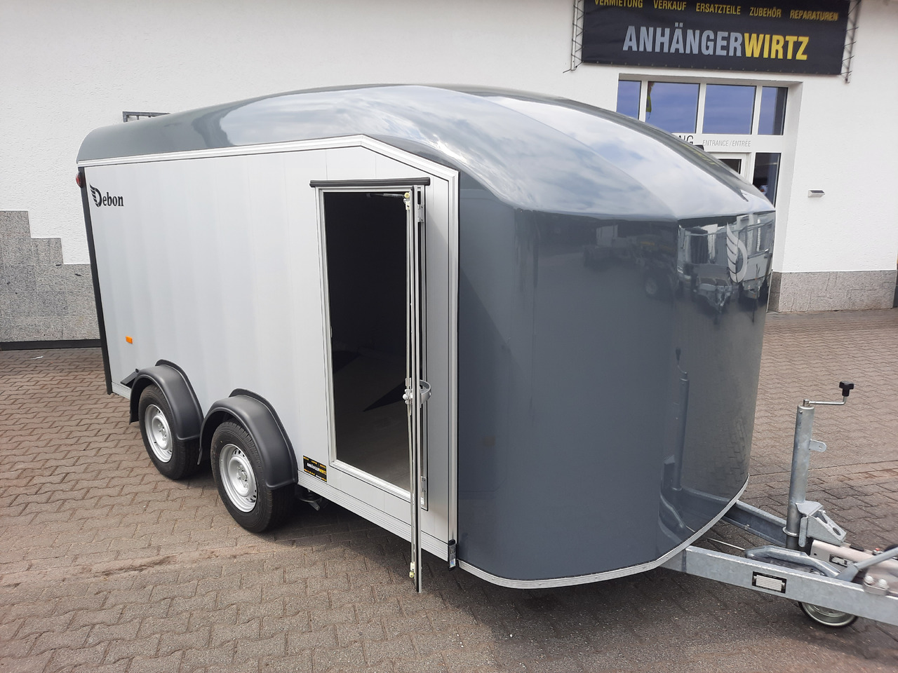 Cargo Roadster 800 435x200x206cm Alu Poly irongrey Seitentür Heckrampe Pullman 100km/H 3500kg - Car trailer: picture 3 Cargo Roadster 800 435x200x206cm Alu Poly irongrey Seitentür Heckrampe Pullman 100km/H 3500kg - Car trailer: picture 3