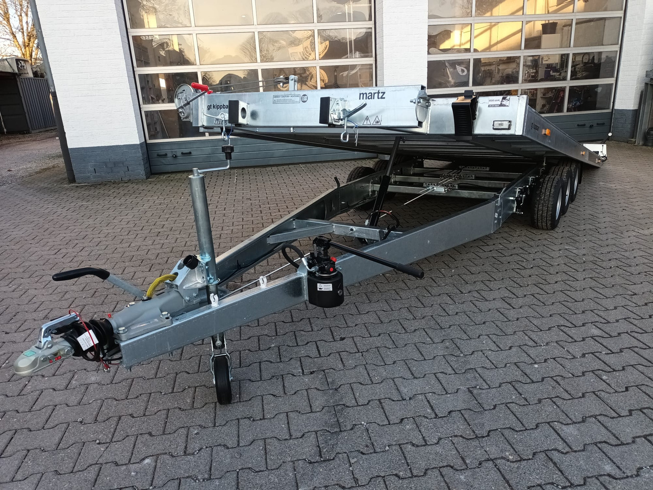 Autotransporter trailer Martz Cartrailer GT KIPP 580/3 3,5T 580x215cm Profi Aluboden Winde Tridem 10" 3500kg 100 km/H: picture 10