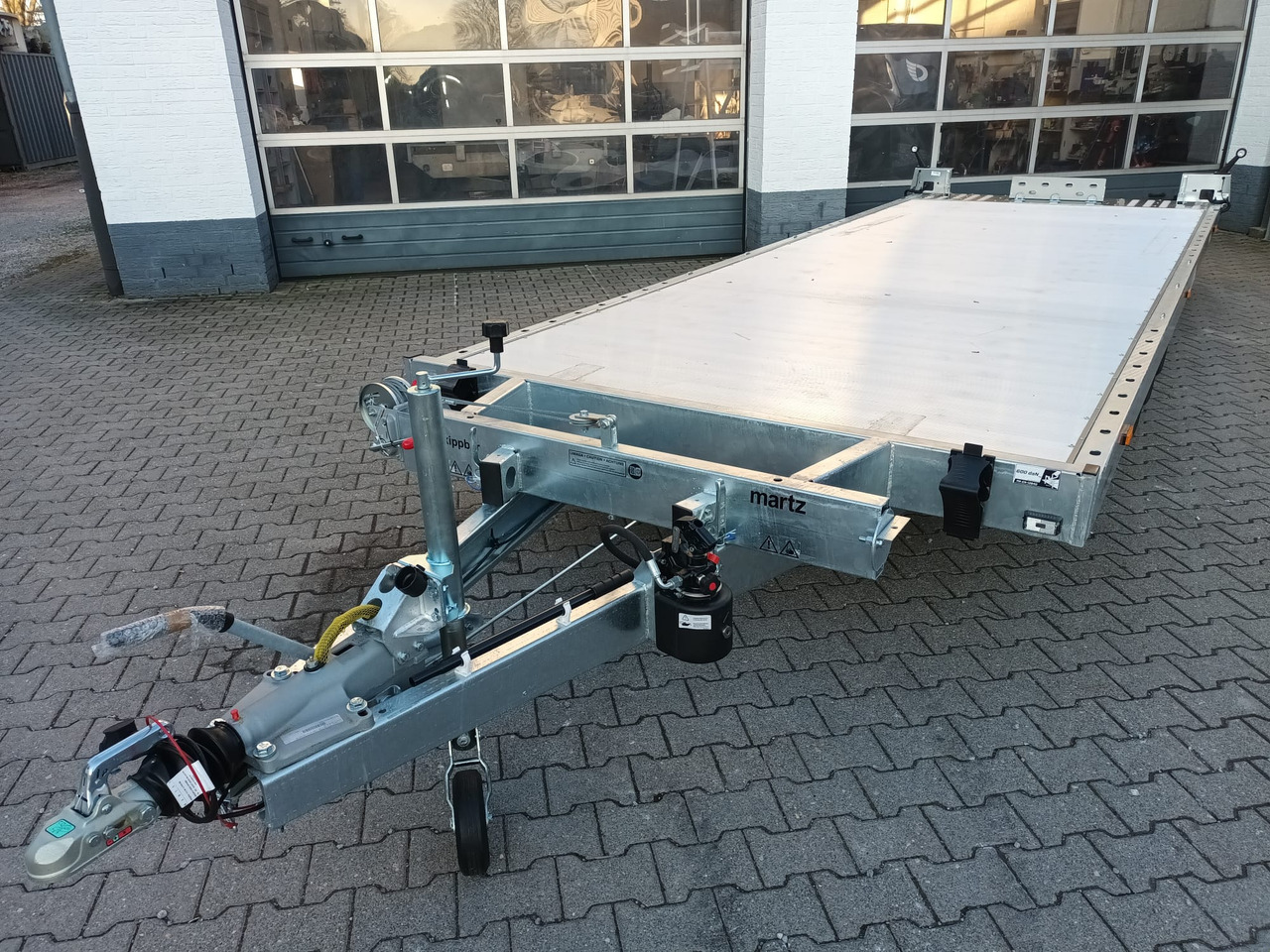 Autotransporter trailer Martz Cartrailer GT KIPP 580/3 3,5T 580x215cm Profi Aluboden Winde Tridem 10" 3500kg 100 km/H: picture 9