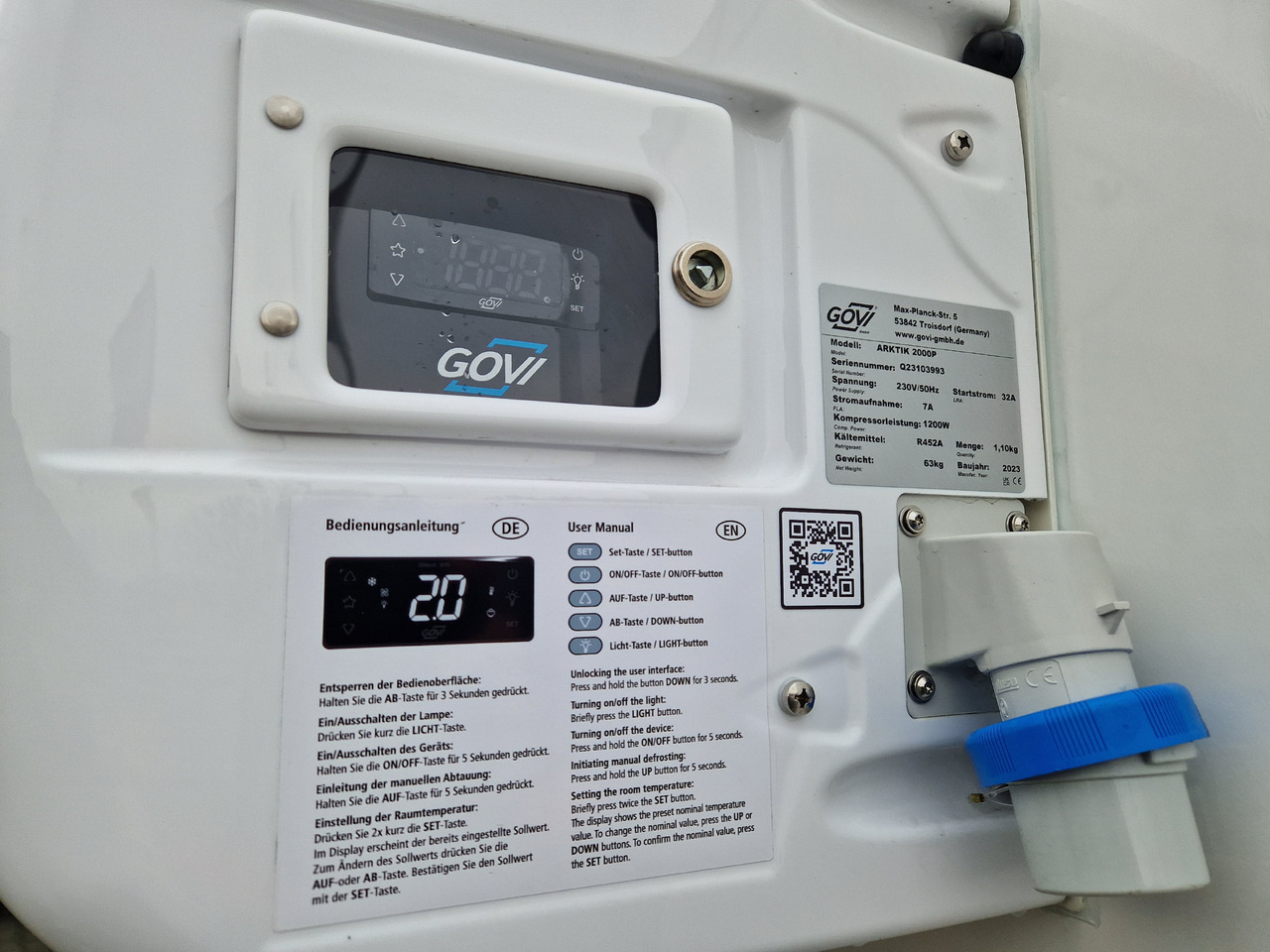 Tiefkühlanhänger 2719 F4 408x175x190cm GOVI Arktik 2000P Aluboden 2700kg - Refrigerated trailer: picture 3 Tiefkühlanhänger 2719 F4 408x175x190cm GOVI Arktik 2000P Aluboden 2700kg - Refrigerated trailer: picture 3