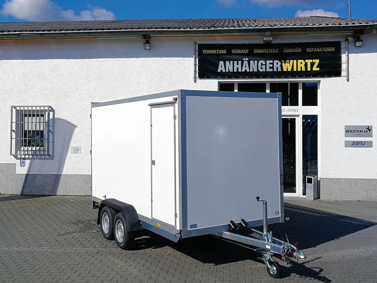 WM Meyer Koffer AZ 3540/185 S35 401x185x205cm Seitentür (XL) 3500kg Modell 2024 - Closed box trailer: picture 1 WM Meyer Koffer AZ 3540/185 S35 401x185x205cm Seitentür (XL) 3500kg Modell 2024 - Closed box trailer: picture 1