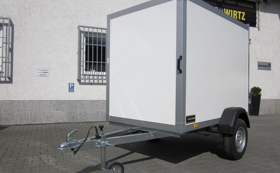 WM Meyer Koffer AZ 7520/106 S35 201x106x130cm XS 750kg ( Garagenhöhe ) Modell 2023 - Closed box trailer: picture 1 WM Meyer Koffer AZ 7520/106 S35 201x106x130cm XS 750kg ( Garagenhöhe ) Modell 2023 - Closed box trailer: picture 1