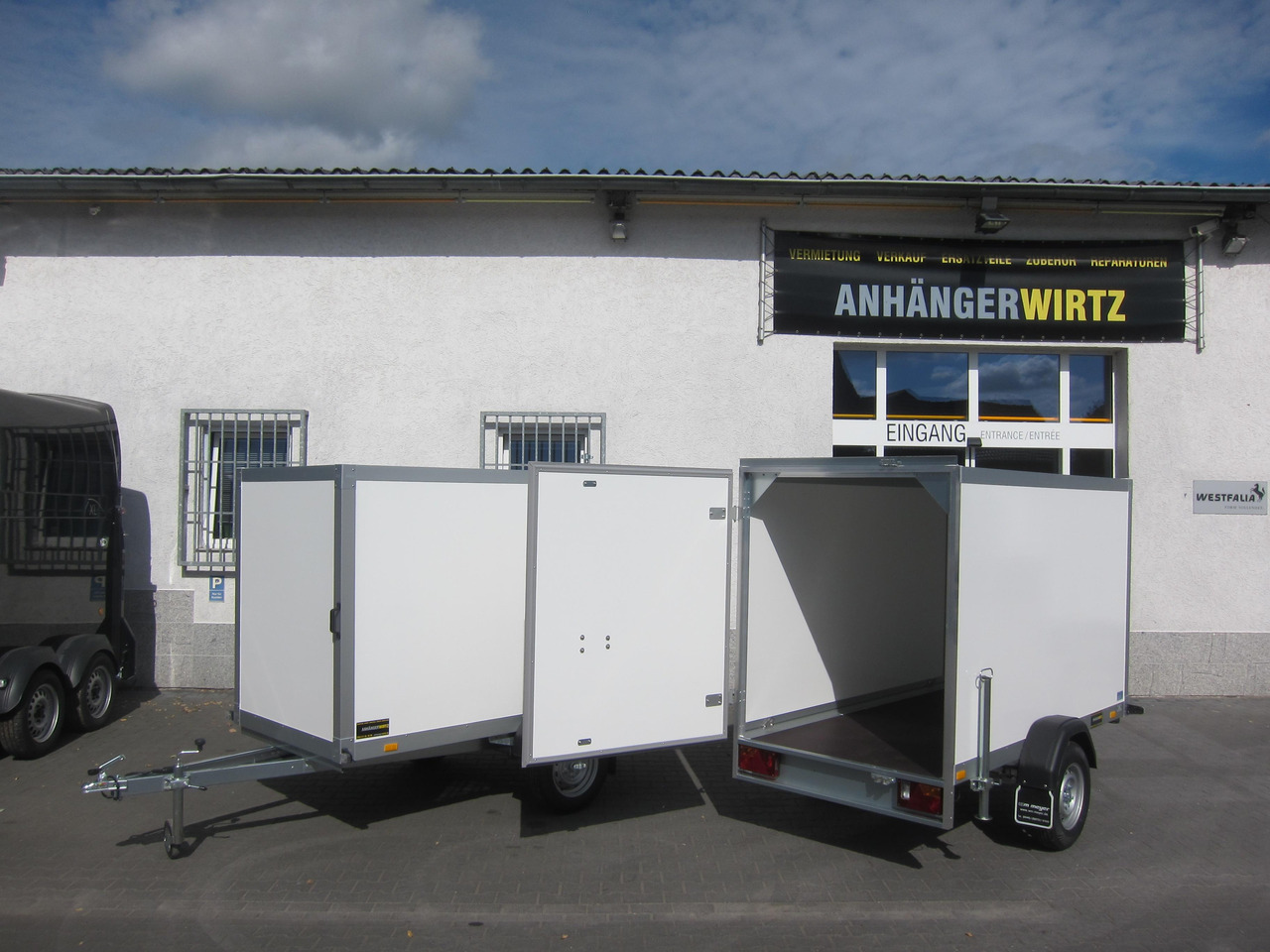 WM Meyer Koffer AZ 7525/126 150 S30 251x126x150cm (S) 750kg online Aktion Modell 2024 - Closed box trailer: picture 4 WM Meyer Koffer AZ 7525/126 150 S30 251x126x150cm (S) 750kg online Aktion Modell 2024 - Closed box trailer: picture 4