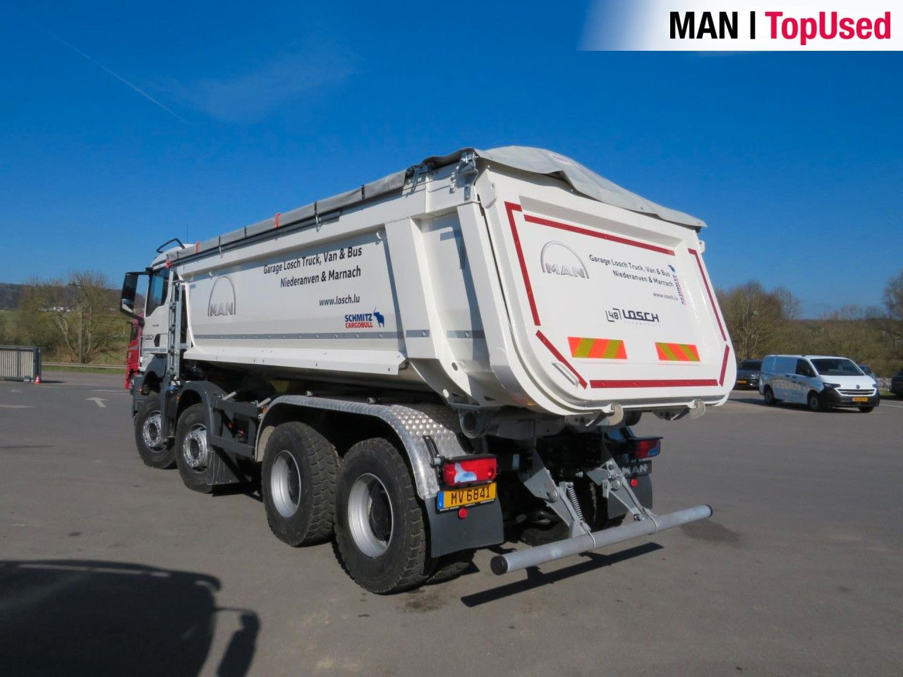 MAN TGS 41.480 8x4 BB CH Schmitz Muldenkipper - Skip loader truck: picture 3 MAN TGS 41.480 8x4 BB CH Schmitz Muldenkipper - Skip loader truck: picture 3