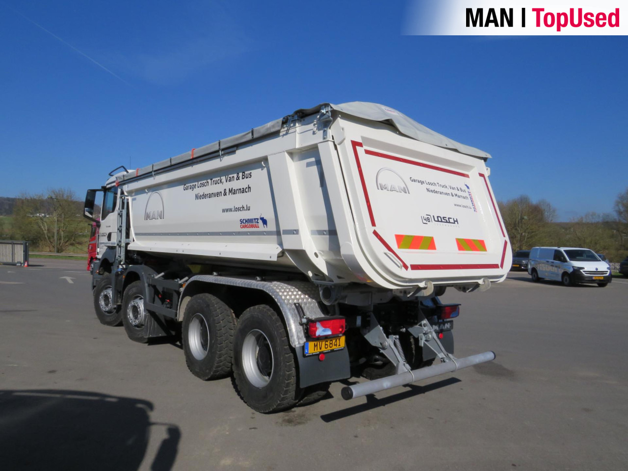 Tipper MAN TGS 41.480 8x4 BB CH Schmitz Muldenkipper Retarder: picture 11