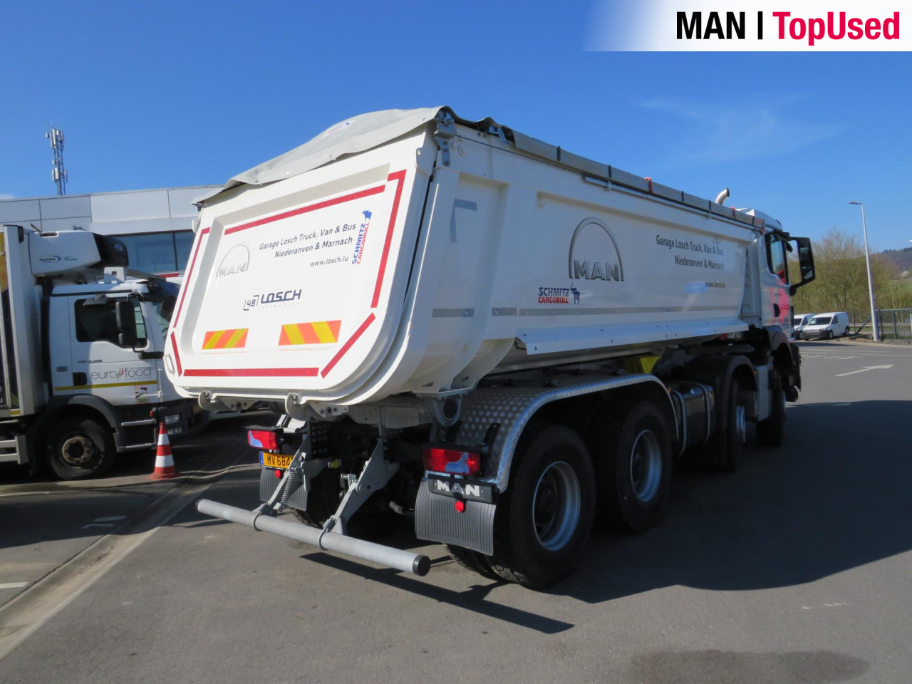Tipper MAN TGS 41.480 8x4 BB CH Schmitz Muldenkipper Retarder: picture 13