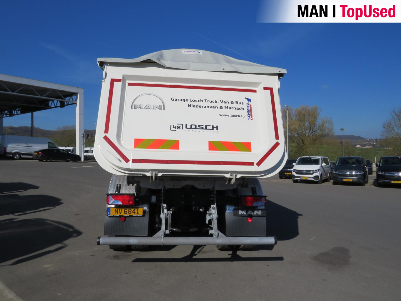 Tipper MAN TGS 41.480 8x4 BB CH Schmitz Muldenkipper Retarder: picture 12