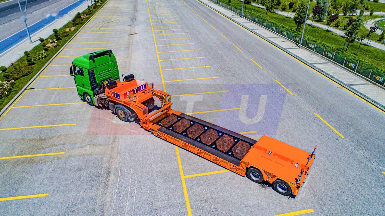 STU 2 Axle Extendable Low Loader - Low loader semi-trailer: picture 1 STU 2 Axle Extendable Low Loader - Low loader semi-trailer: picture 1
