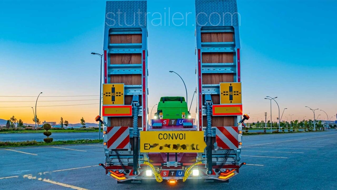 STU 4 Axle Extendable Lowbed Trailer - Low loader semi-trailer: picture 5 STU 4 Axle Extendable Lowbed Trailer - Low loader semi-trailer: picture 5
