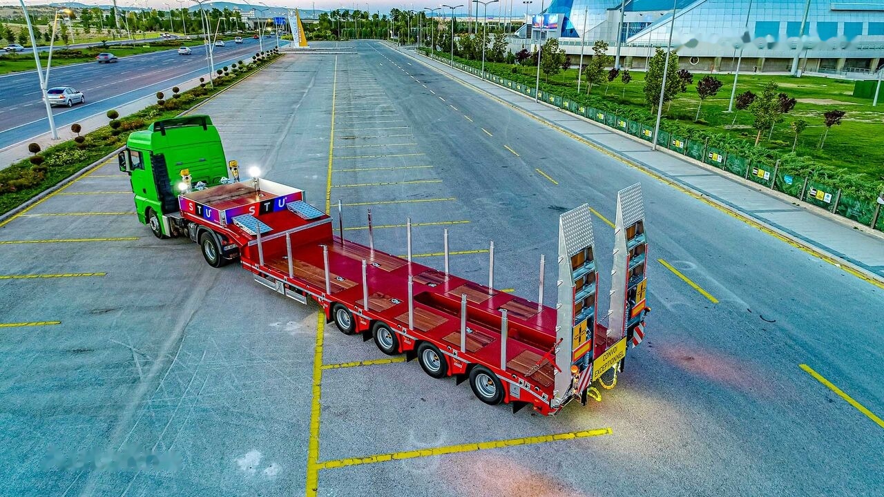 STU 4 Axle Extendable Lowbed Trailer - Low loader semi-trailer: picture 2 STU 4 Axle Extendable Lowbed Trailer - Low loader semi-trailer: picture 2