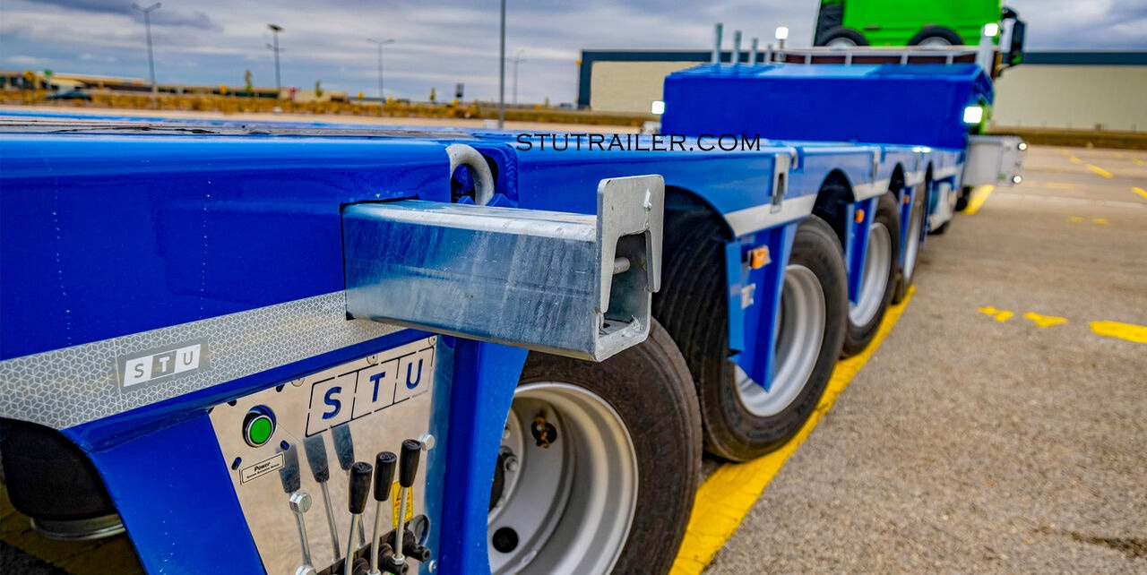 STU 5 Axle Hydraulic Steering Lowbed - Low loader semi-trailer: picture 4 STU 5 Axle Hydraulic Steering Lowbed - Low loader semi-trailer: picture 4