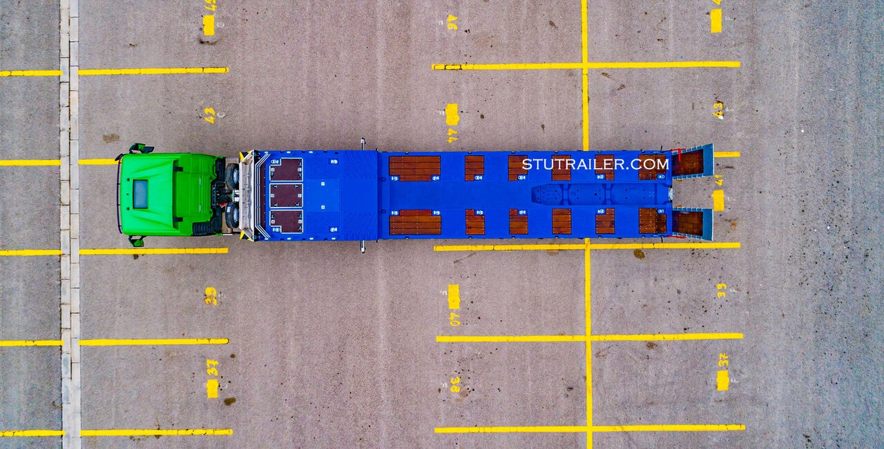 STU 5 Axle Hydraulic Steering Lowbed - Low loader semi-trailer: picture 3 STU 5 Axle Hydraulic Steering Lowbed - Low loader semi-trailer: picture 3