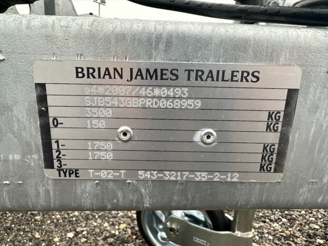 Brian James Cargo Digger Plant 2 Baumaschinenanhänger 543-3217-35-2-12 , 3200 x 1700 mm, 3,5 to. - Plant trailer: picture 5 Brian James Cargo Digger Plant 2 Baumaschinenanhänger 543-3217-35-2-12 , 3200 x 1700 mm, 3,5 to. - Plant trailer: picture 5