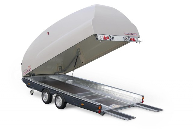 Brian James Race Shuttle 2, 300-1011, 4300 x 1950 mm, 2,6 to. - Autotransporter trailer: picture 1 Brian James Race Shuttle 2, 300-1011, 4300 x 1950 mm, 2,6 to. - Autotransporter trailer: picture 1