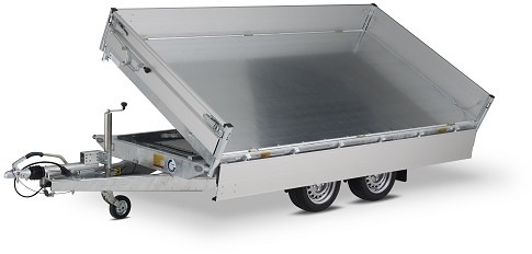 Hapert Cobalt 3-Seitenkipper HM-2 3050 x 1800 x 300 mm, ZG 3,0 to. E-Pumpe - Tipper trailer: picture 1 Hapert Cobalt 3-Seitenkipper HM-2 3050 x 1800 x 300 mm, ZG 3,0 to. E-Pumpe - Tipper trailer: picture 1