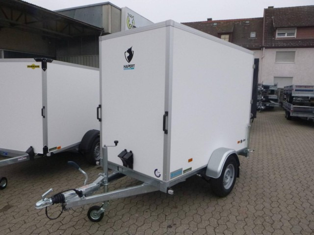 Hapert Sapphire L-1 250x130x180cm, ZG 1,35 to., Koffer Türe - Closed box trailer: picture 1 Hapert Sapphire L-1 250x130x180cm, ZG 1,35 to., Koffer Türe - Closed box trailer: picture 1