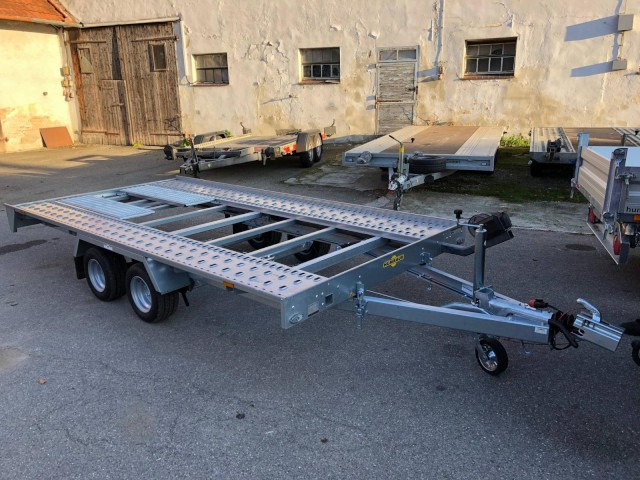 Humbaur Autotransportanhänger FTK 204022, 4000 x 2000 x 50 mm, 2,0 to. - Autotransporter trailer: picture 2 Humbaur Autotransportanhänger FTK 204022, 4000 x 2000 x 50 mm, 2,0 to. - Autotransporter trailer: picture 2