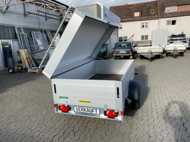 Humbaur HA 132513-5 mit Holz-Alu Deckel mit Reling 1300 kg, 2510 x 1310 x 500mm, 100 km/h - Car trailer: picture 1 Humbaur HA 132513-5 mit Holz-Alu Deckel mit Reling 1300 kg, 2510 x 1310 x 500mm, 100 km/h - Car trailer: picture 1